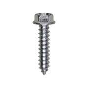 12 x 1" Indented Hex Washer Head Tapping Screw Zinc