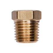 Brass Hex Head Plug 1/4" Pipe Threads