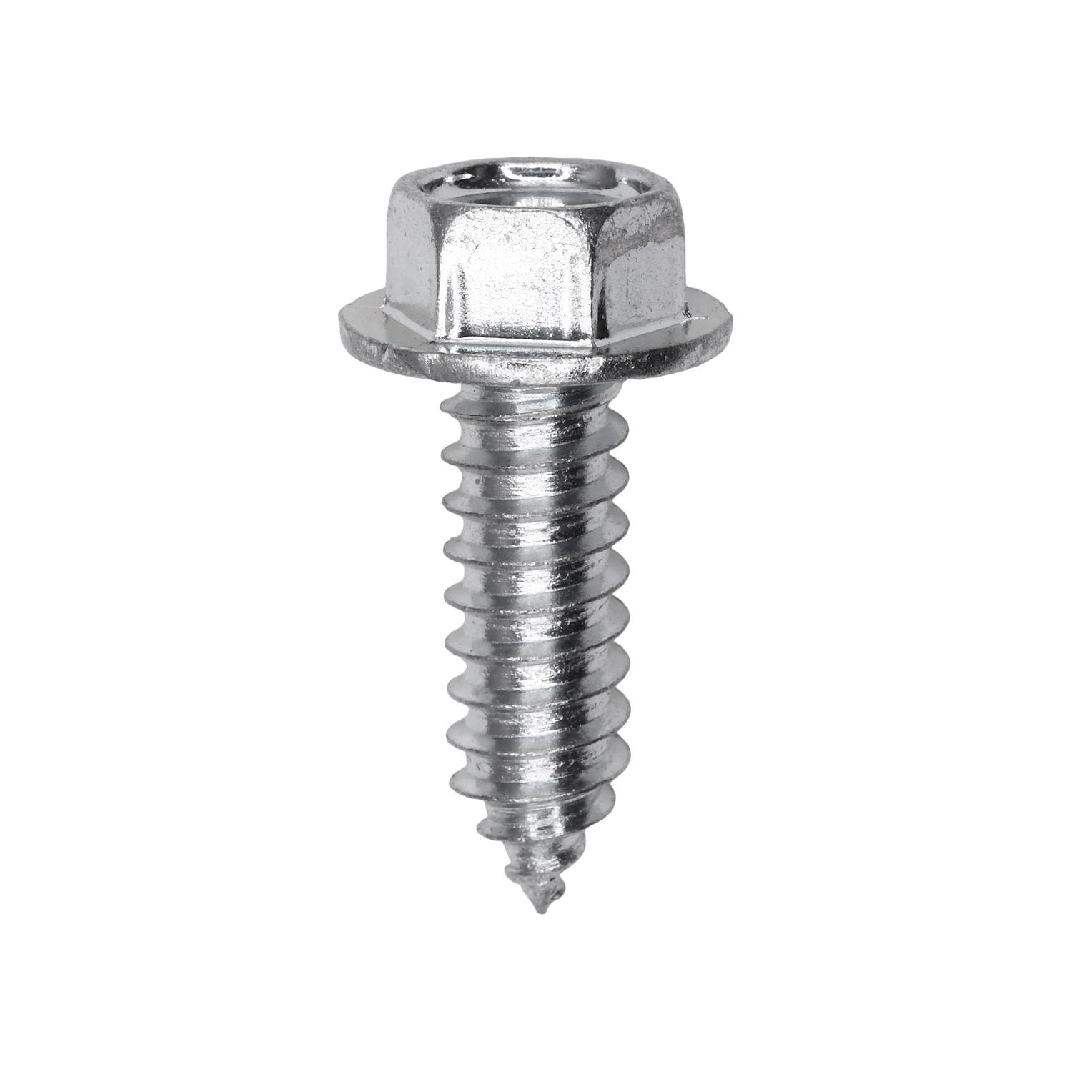 5/16" x 1" Indented Hex Washer Head Tapping Screw Zinc
