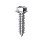 5/16" x 1-1/4" Indented Hex Washer Head Tapping Screw Zinc