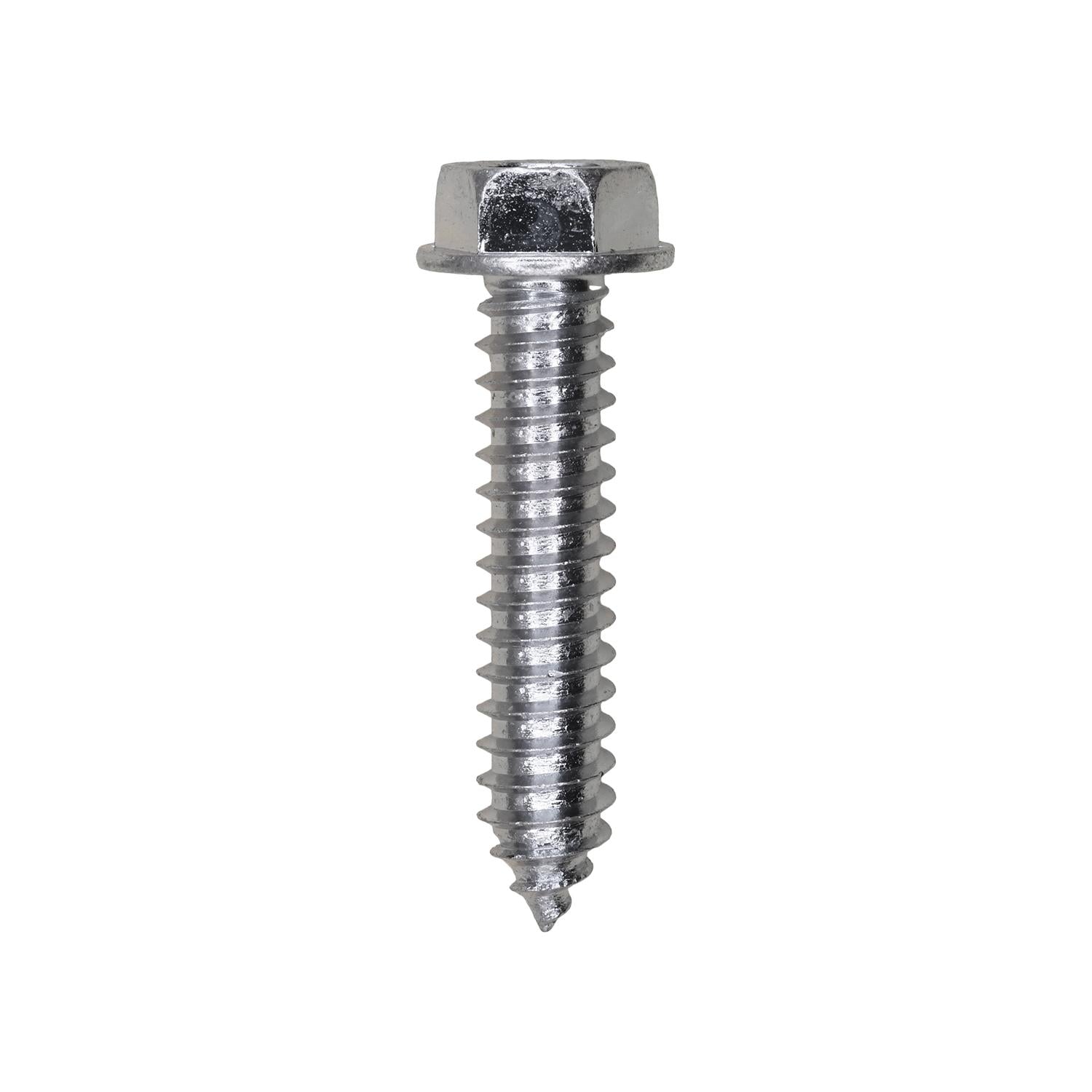 5/16" x 1-1/2" Indented Hex Washer Head Tapping Screw Zinc