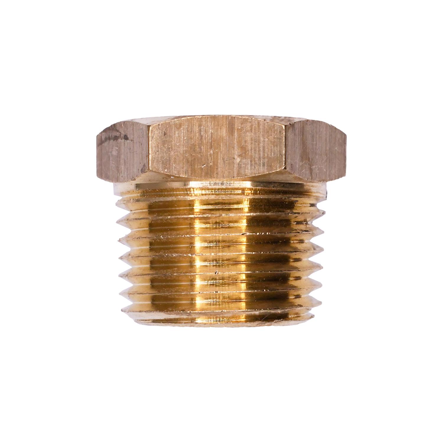 Brass Hex Head Plug 1/2" Pipe Threads