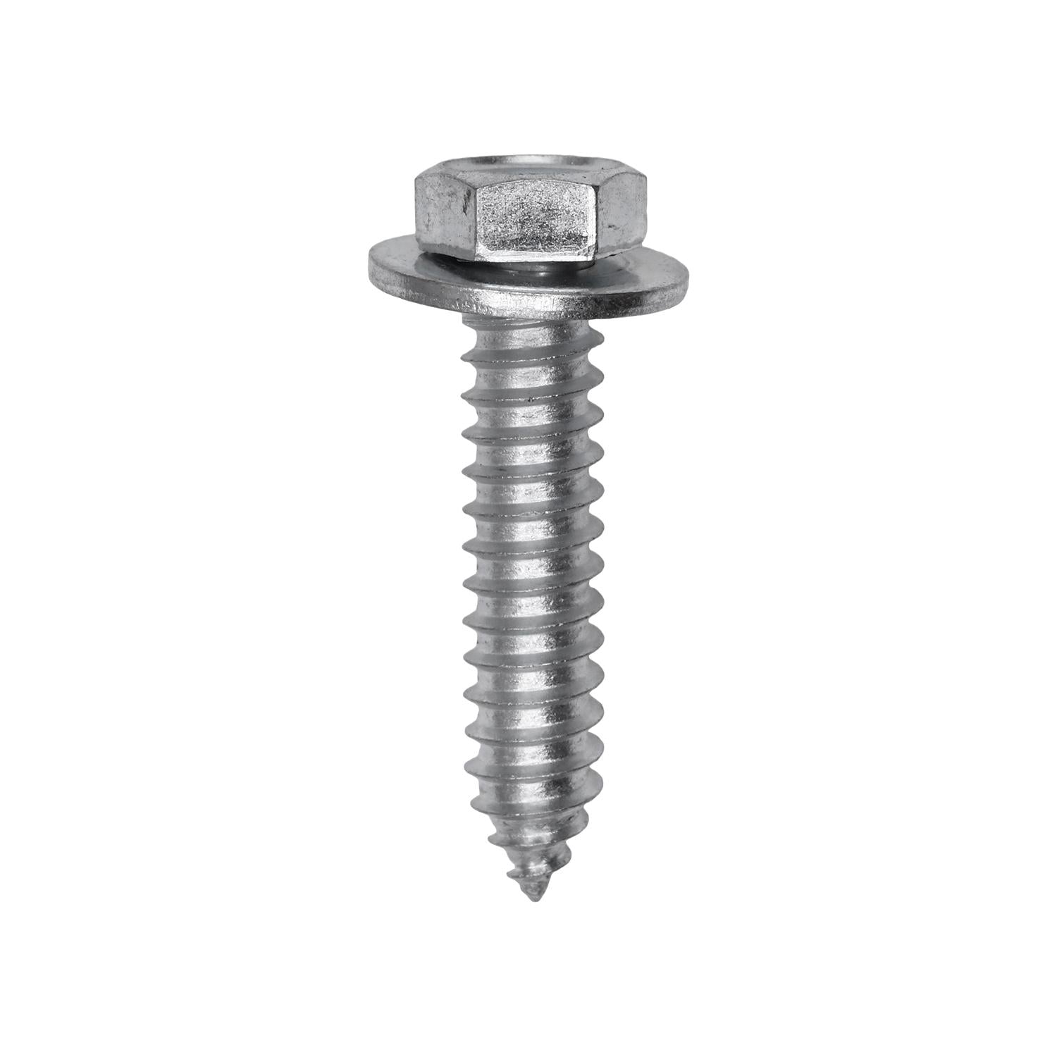 5/16" x 1-1/2" Hex Head. Sems Tapping Screw Zinc.