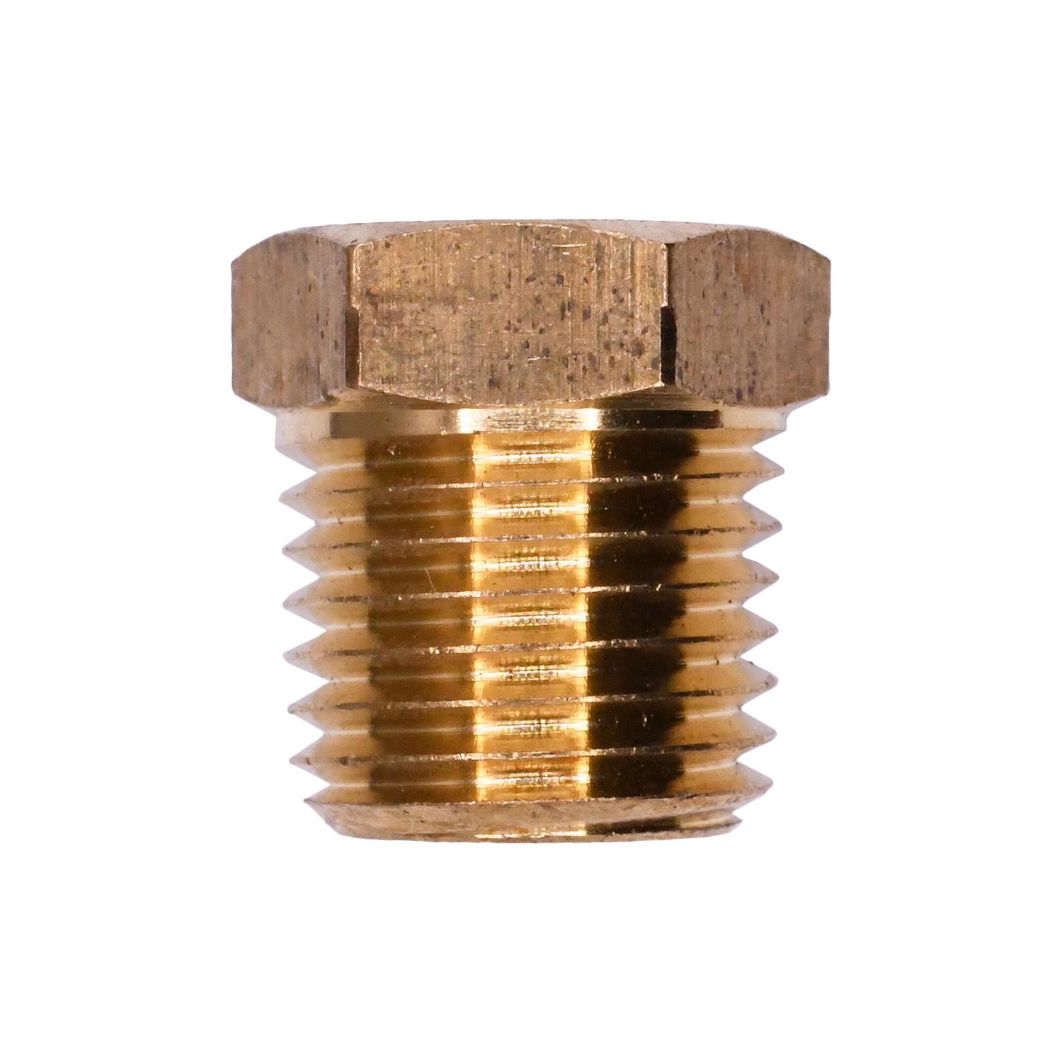 Brass Threaded Reducing Bushing 1/4" Exterior Threads 1/8" Interior Thread