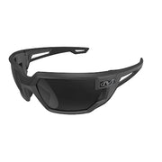 Type-X, Safety Glasses, Anti-Fog & Anti-Scratch, Smoke Lens, Gray Frame, Full-Frame