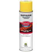 Construction Marking Paint, 17 oz., High Visibility Yellow, Water -Based