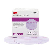 Finishing Film Abrasive Disc, Aluminum Oxide, P1500 Grit, Coated Type, 260L