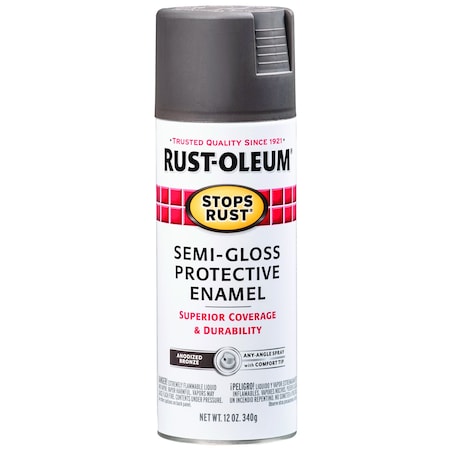 Spray Paint, Bronze, Gloss, Solvent, 12 oz.