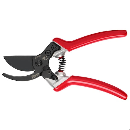Pruning Shears, 3/4 in Cut Cap, High Carbon Steel 3/4 in L Blade, Aluminum Handle, Dipped Grip