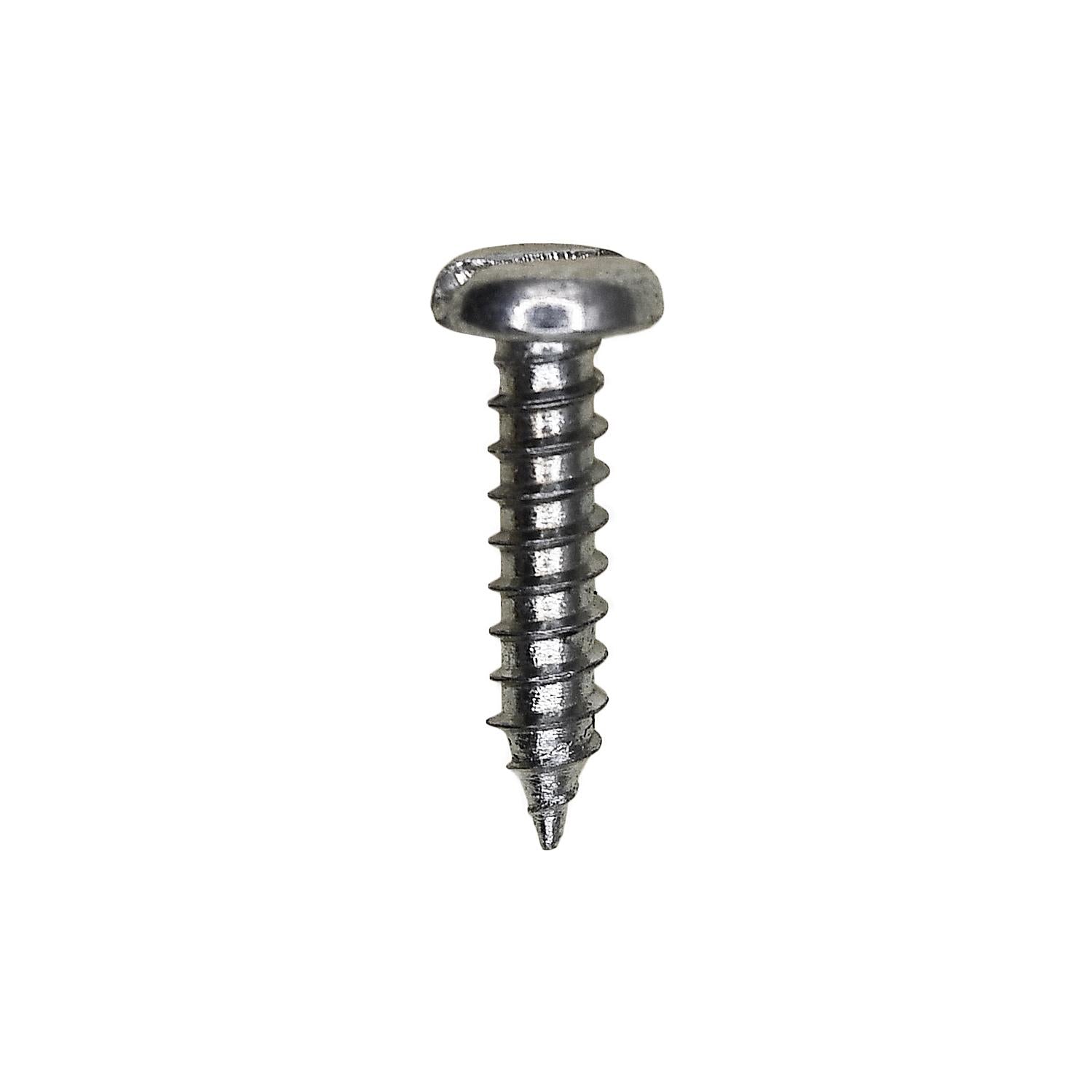 4 x 1/2" Slotted Pan Head Tapping Screw Zinc