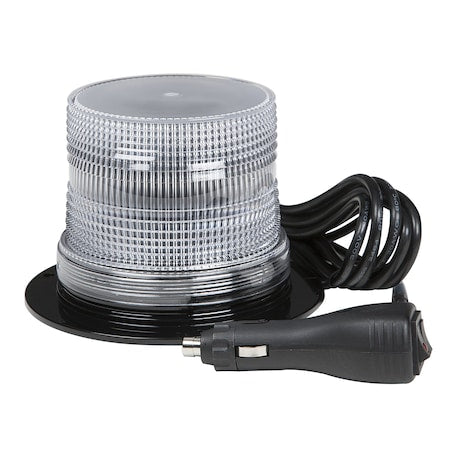 Flashing Beacon,White,12V DC
