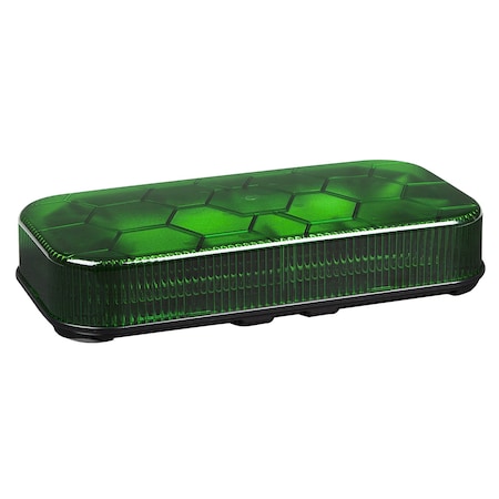 Mini Light Bar,Green,12 to 24V DC