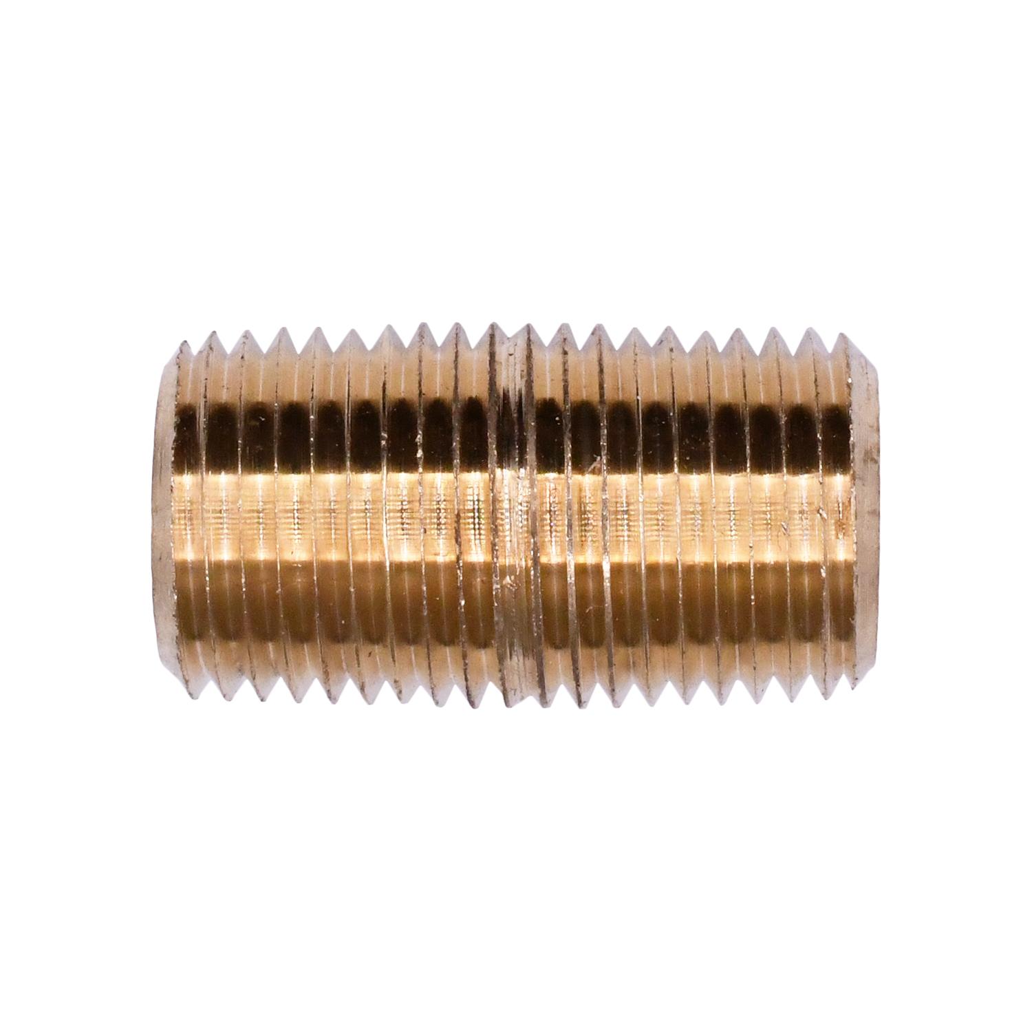 Brass Classose Nipple 3/4" Length 1/8" Pipe Threads
