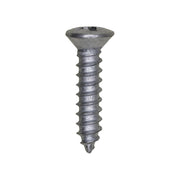 4 x 1/2" Phillips Oval Head Tapping Screw Zinc