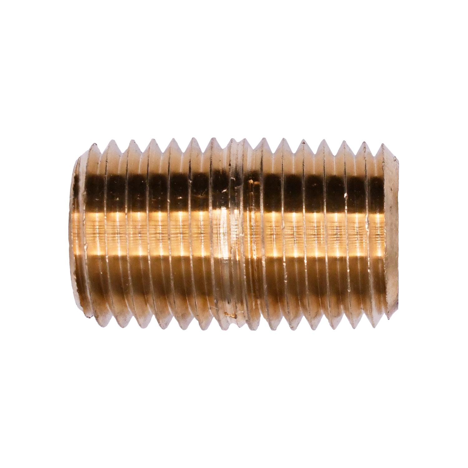 Brass Classose Nipple 7/8" Length 1/4" Pipe Threads