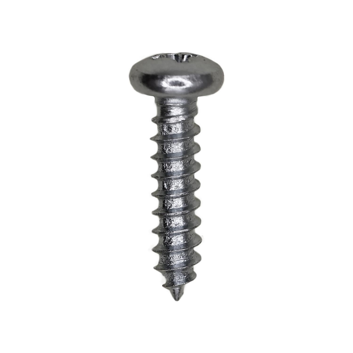 4 x 1/2" Phillips Pan Head Tapping Screw Zinc