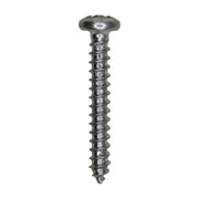 6 x 1" Phillips Pan Head Tapping Screw Zinc