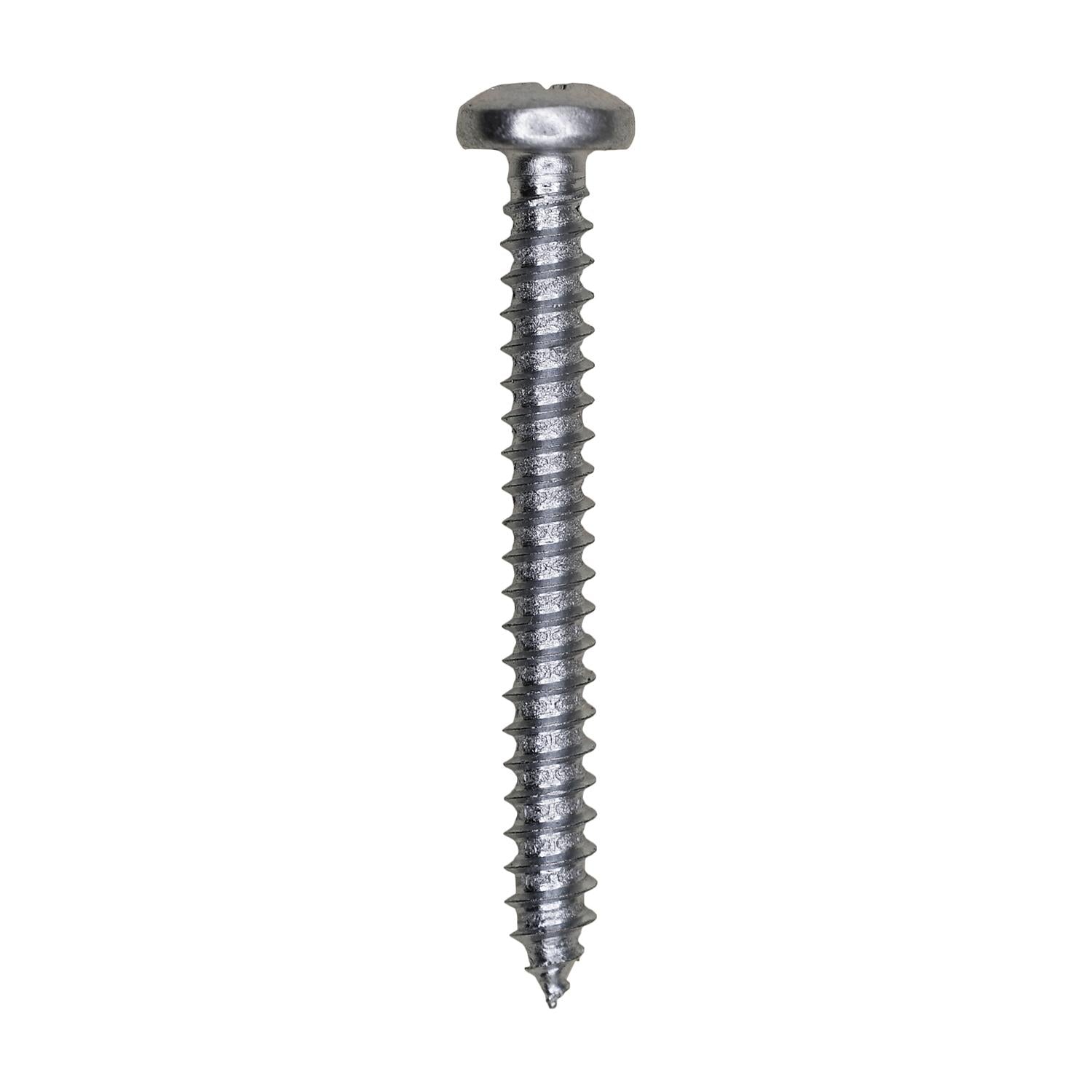 6 x 1-1/4" Phillips Pan Head Tapping Screw Zinc