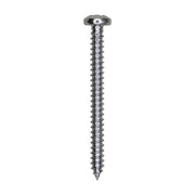 6 x 1-1/2" Phillips Pan Head Tapping Screw Zinc
