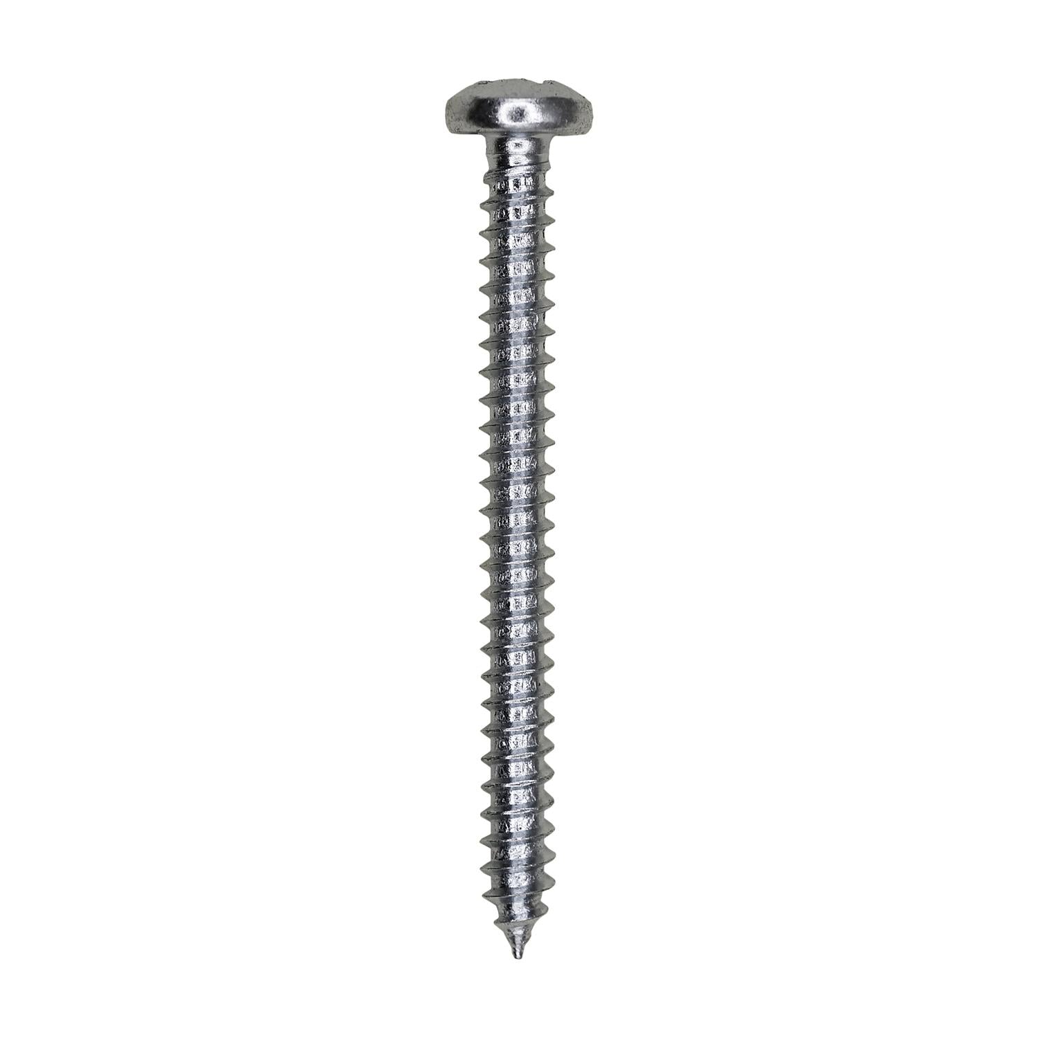 6 x 1-1/2" Phillips Pan Head Tapping Screw Zinc