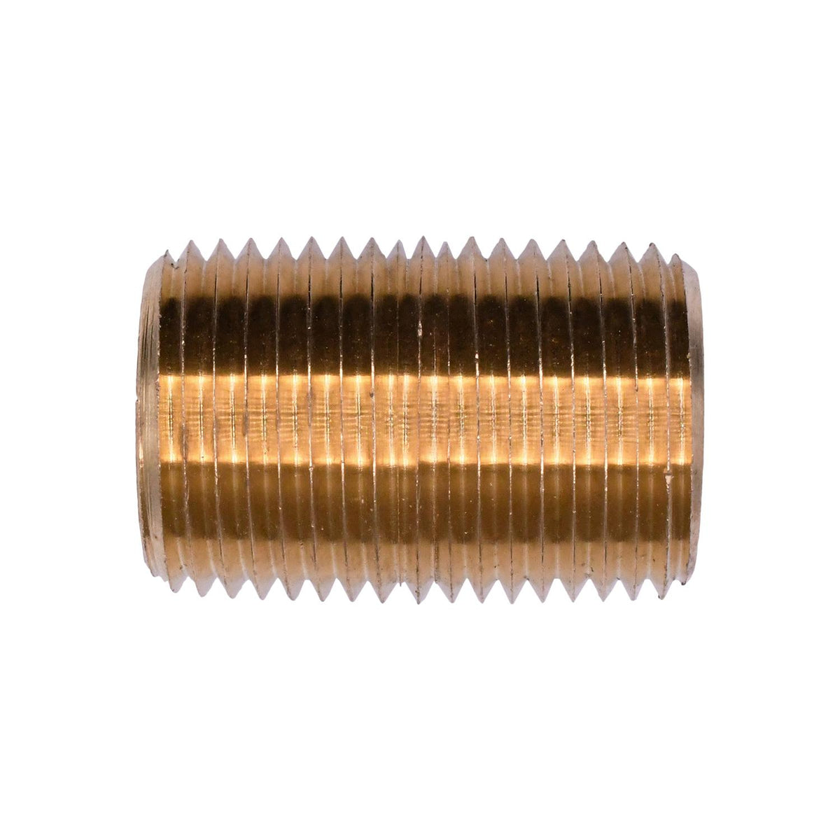 Brass Classose Nipple 1" Length 3/8" Thread — Auveco 307