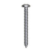 8 x 1-1/2" Phillips Pan Head Tapping Screw Zinc