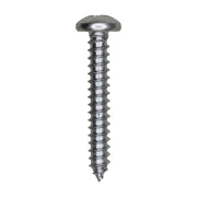 10 x 1-1/4" Phillips Pan Head Tapping Screw Zinc