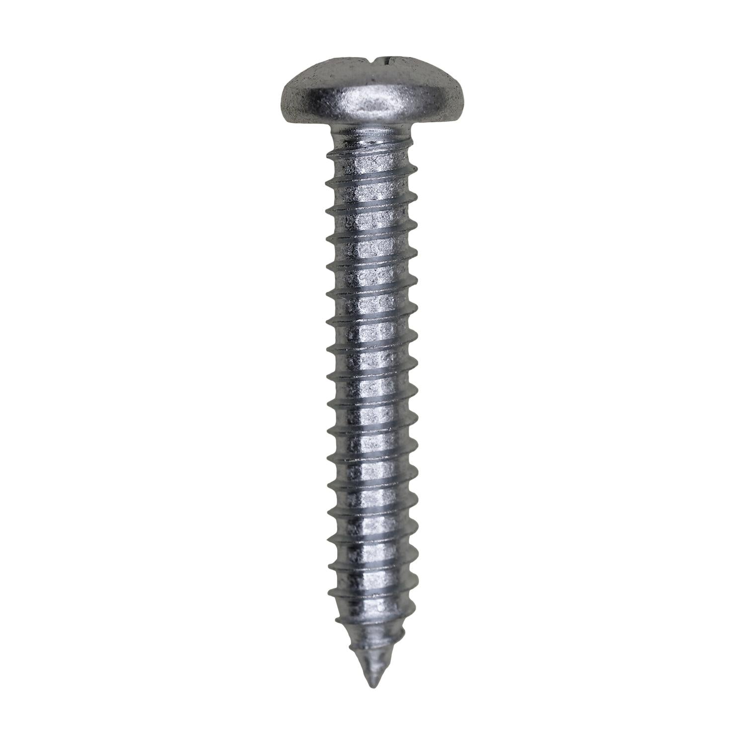 14 x 1-1/2" Phillips Pan Head Tapping Screw Zinc