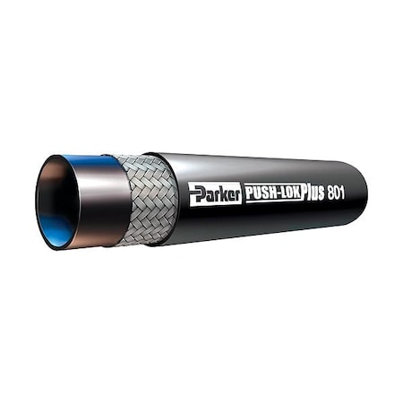 Black Air Hose 3/4" brass 50FT L