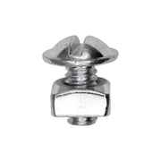 Round Washer Head License Plate Bolt And Nut 1/4"-20 x 1/2"