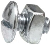 Truss Head License Plate Bolt And Nut 1/4"-20 x 1/2"