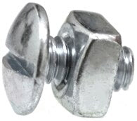Truss Head License Plate Bolt And Nut 1/4"-20 x 1/2"