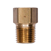 Brass Inverted Flare Nut 1/4" Tube Size