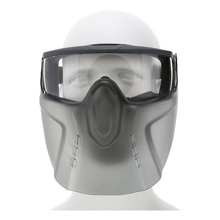 Safety Goggles/Faceshield Combo, Clear Lens, UV-AF Anti-Fog, Indirect Vent, Hydroblast (HB4) Series