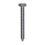 10 x 1-1/2" Indented Hex Head Tapping Screw Zinc
