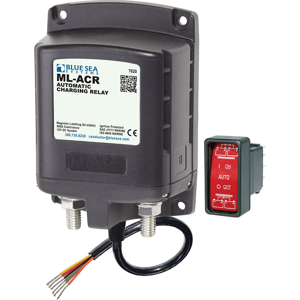 7620 ML-Series Automatic Charging Relay (Magnetic Latch) 12VDC