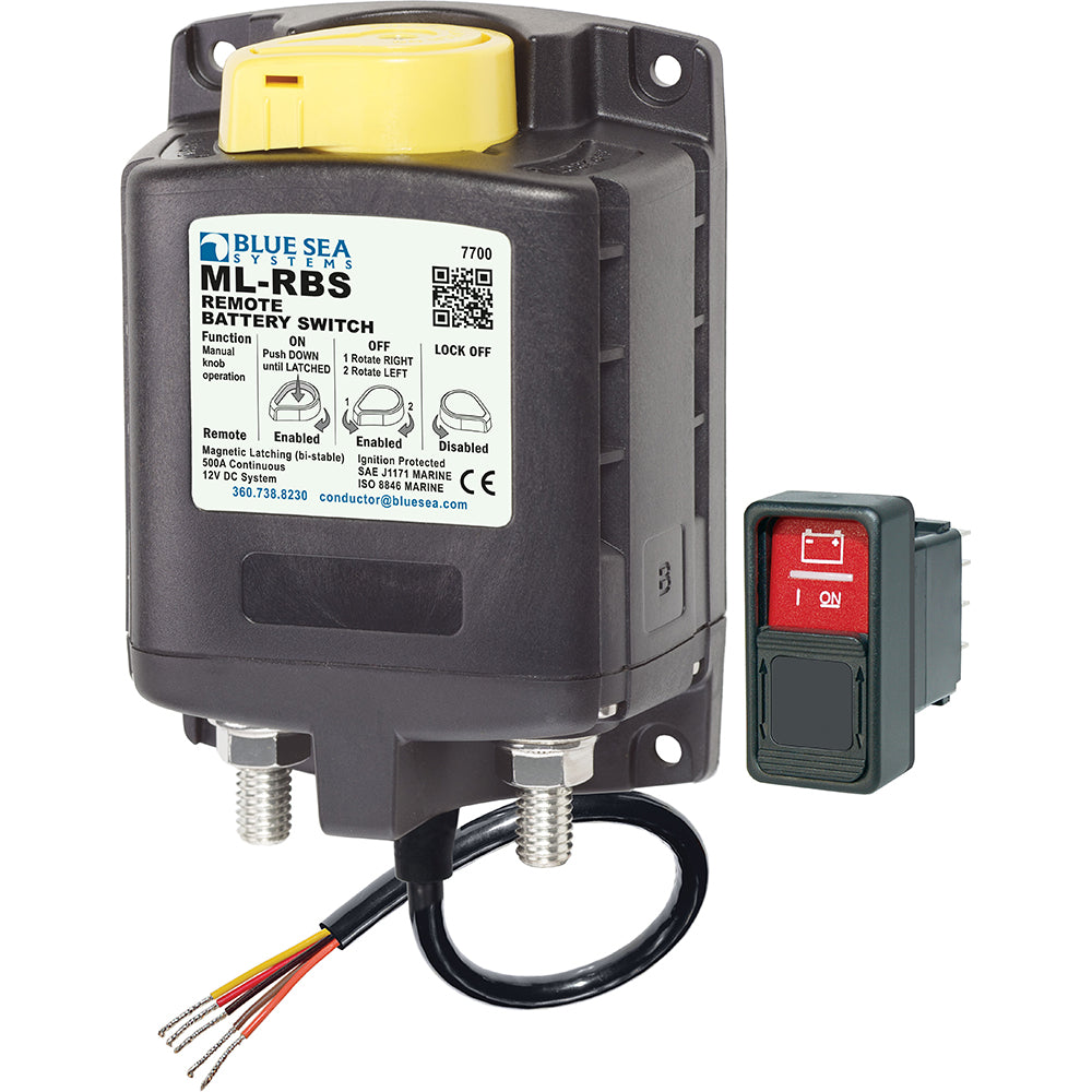 7700 ML-Series Remote Battery Switch w/Manual Control 12VDC