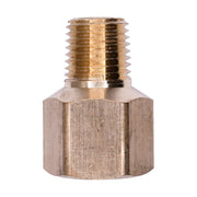 Brass Reducing Pipe Adapter 3/8" Female 1/4" Male
