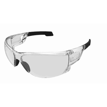 Type-N, Safety Glasses, Anti-Fog & Anti-Scratch, Clear Lens, Clear Frame, Full-Frame