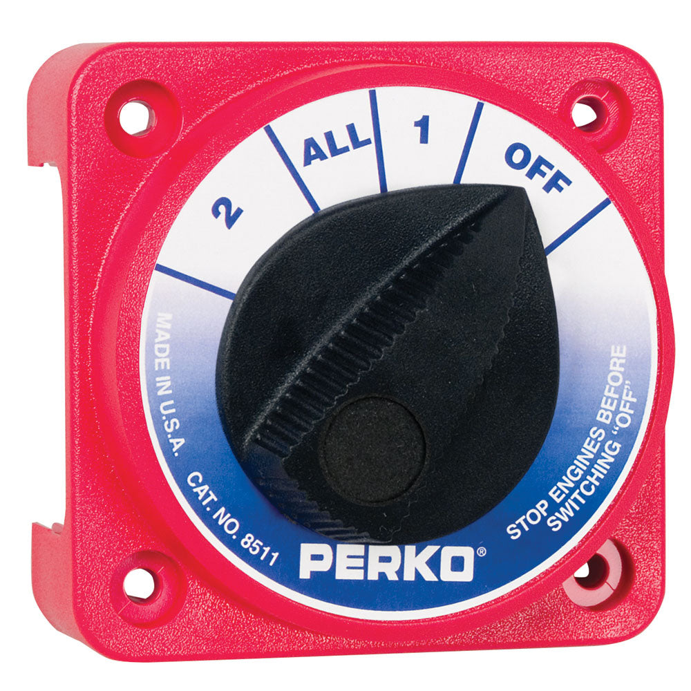 Compact Medium Duty Battery Selector Switch w/o Key Lock