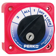 Compact Medium Duty Battery Selector Switch w/Key Lock