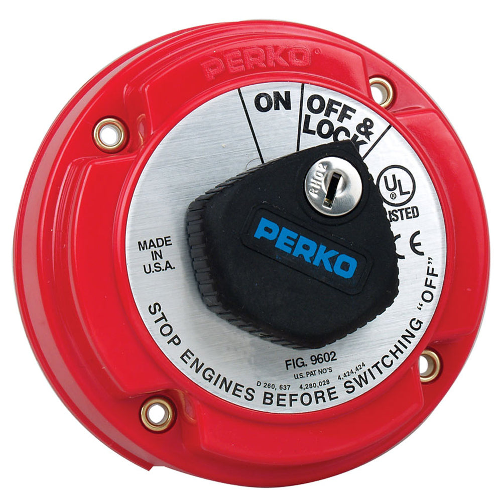 Medium Duty Main Battery Disconnect Switch w/Key Lock