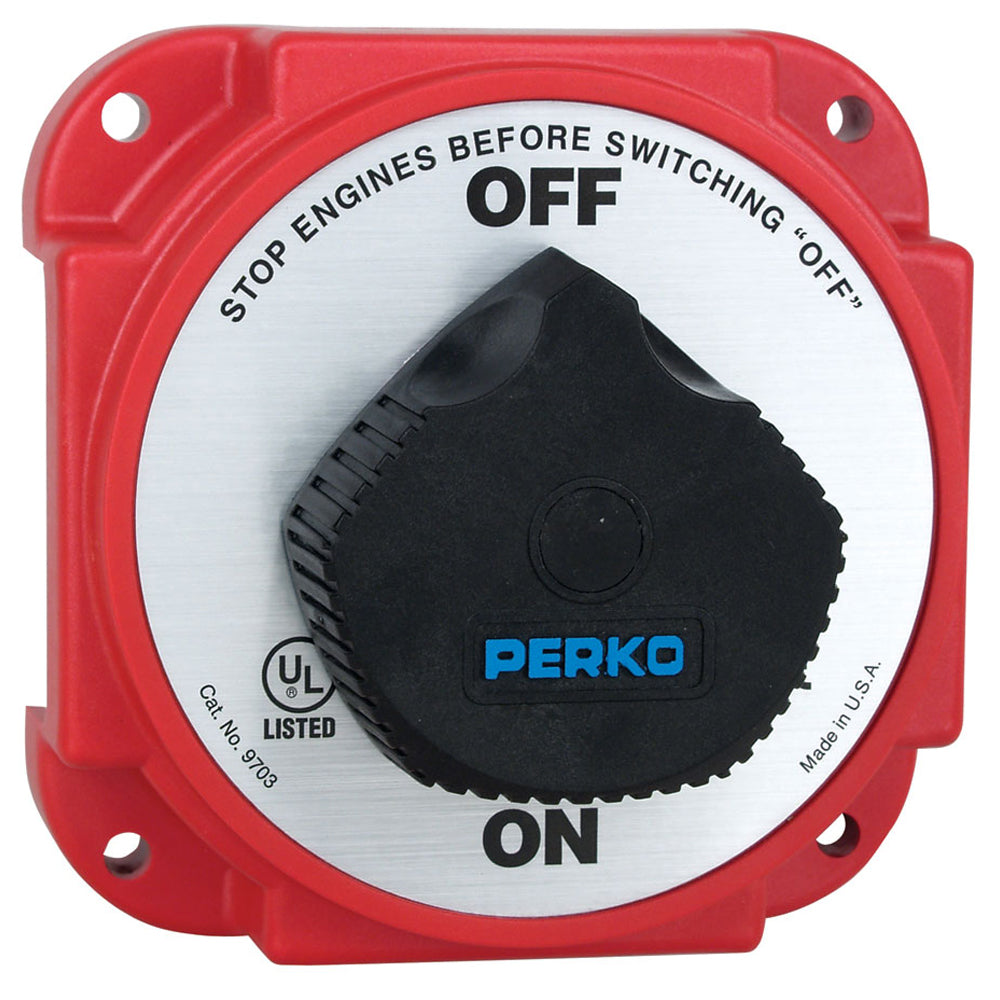 9703DP Heavy Duty Battery Disconnect Switch w/ Alternator Field Disconnect