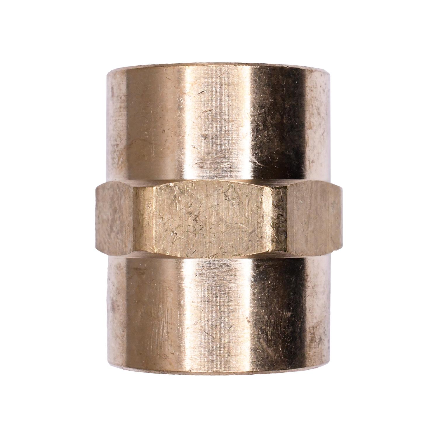 Brass Pipe Coupling 1/2"