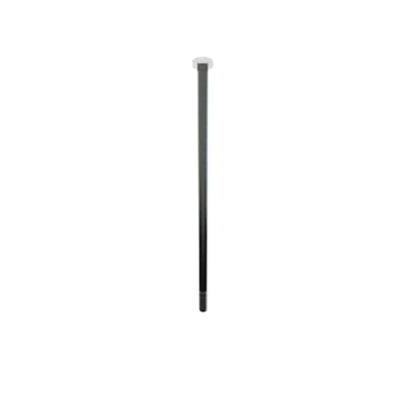 18-8, 1/2"-13 Hex Head Cap Screw, Plain Stainless Steel, 14 in L