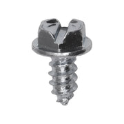 8 x 3/8" Slotted Hex Washer Head Tapping Screw Zinc