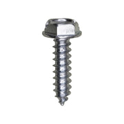 10 x 3/4" Slotted Hex Washer Head Tapping Screw Zinc