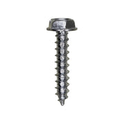 10 x 1" Slotted Hex Washer Head Tapping Screw Zinc