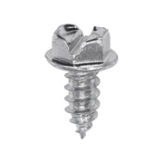 12 x 1/2" Slotted Hex Washer Head Tapping Screw Zinc