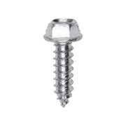 12 x 3/4" Slotted Hex Washer Head Tapping Screw Zinc